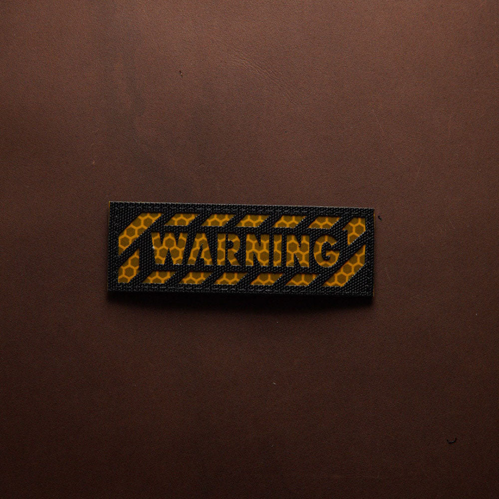 Reflective Patch "Warning"