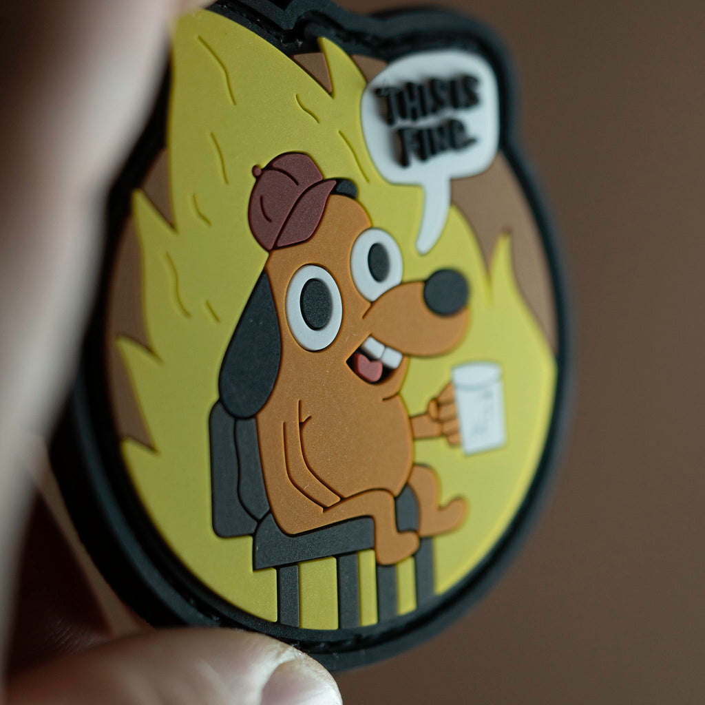PVC Patch “This Is Fine”