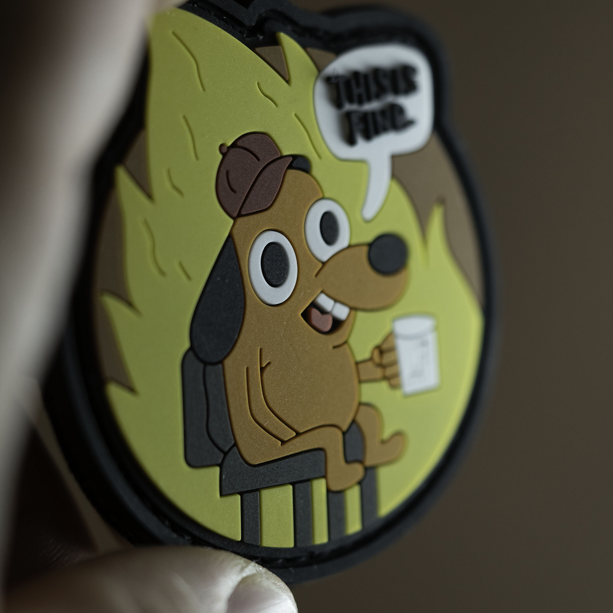 PVC Patch “This Is Fine”