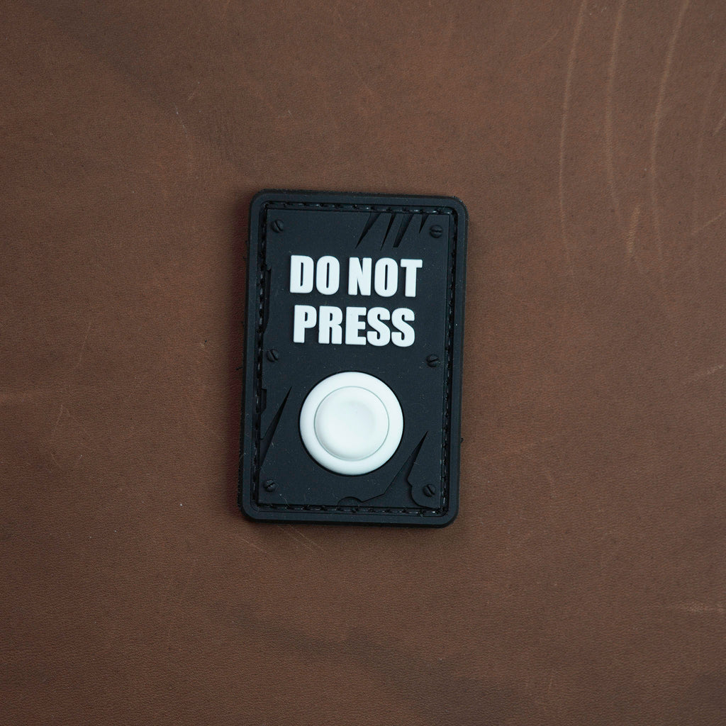 PVC Patch “Do Not Press”