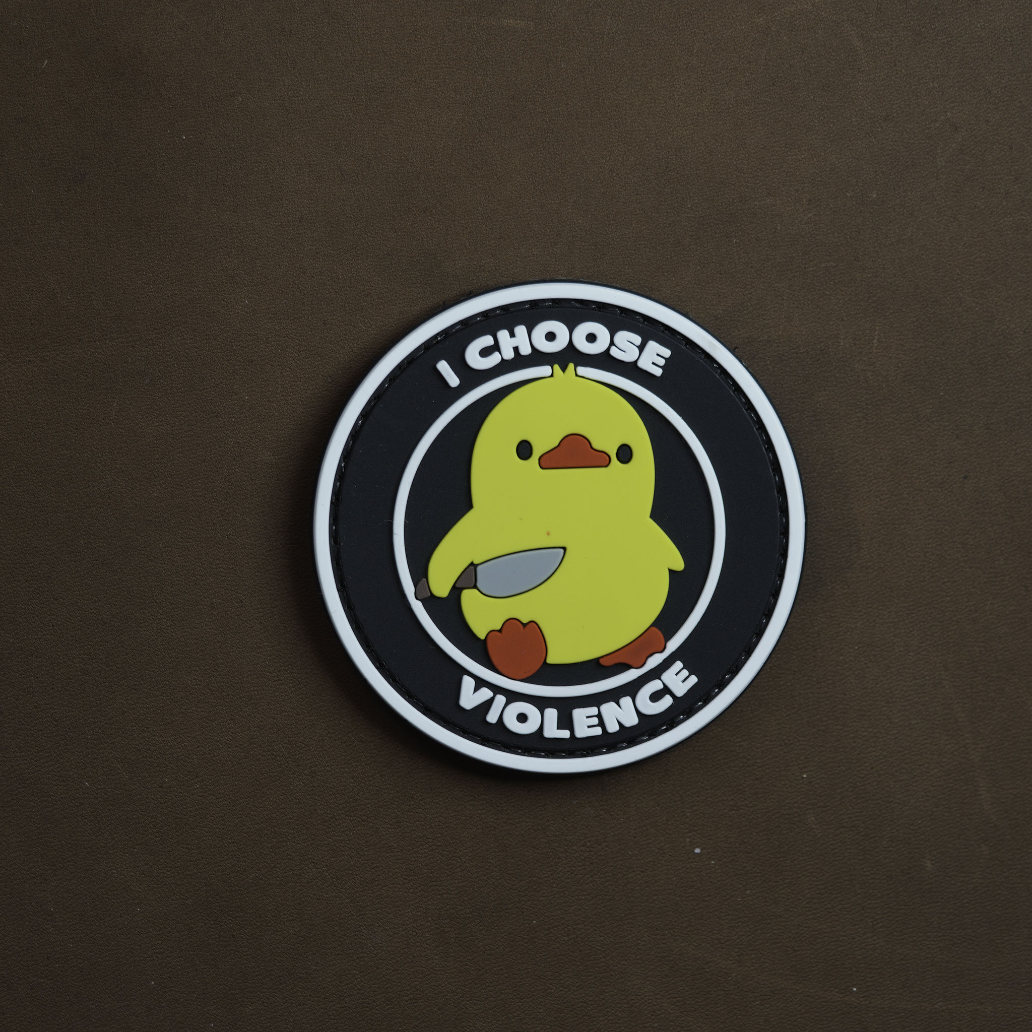 PVC Patch “I Choose Violence”