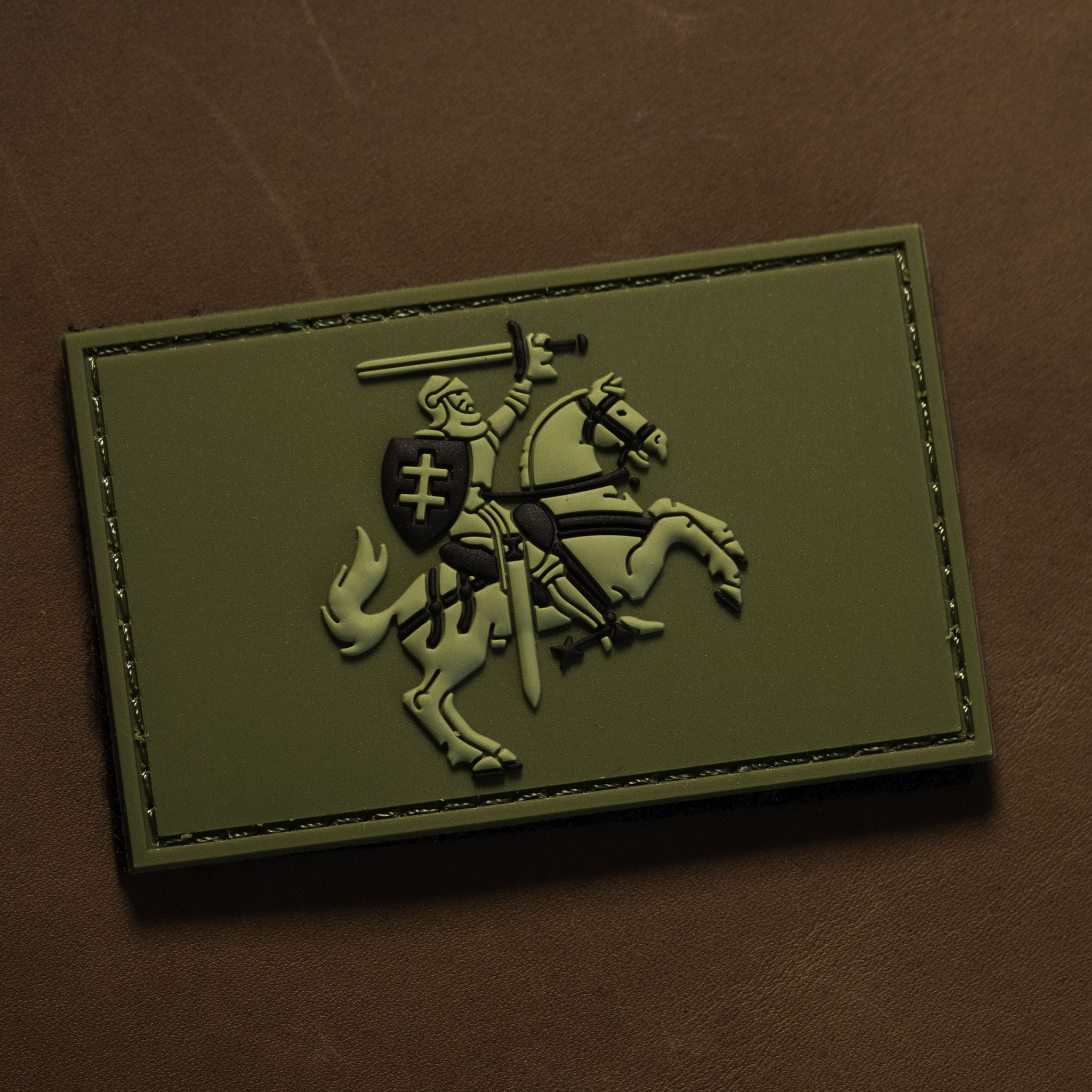 PVC Patch “3D Knight”