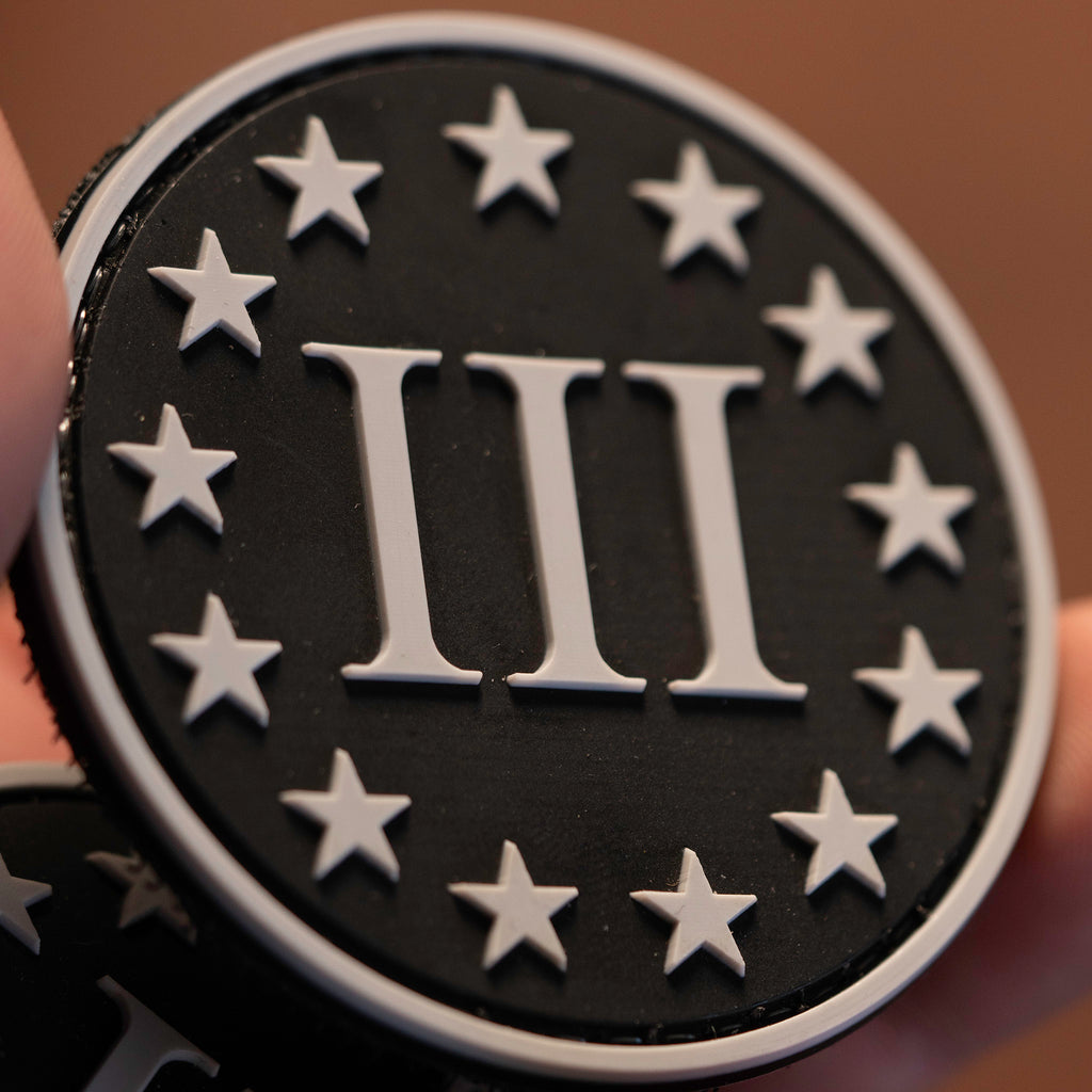 PVC Patch “Three Percenters”