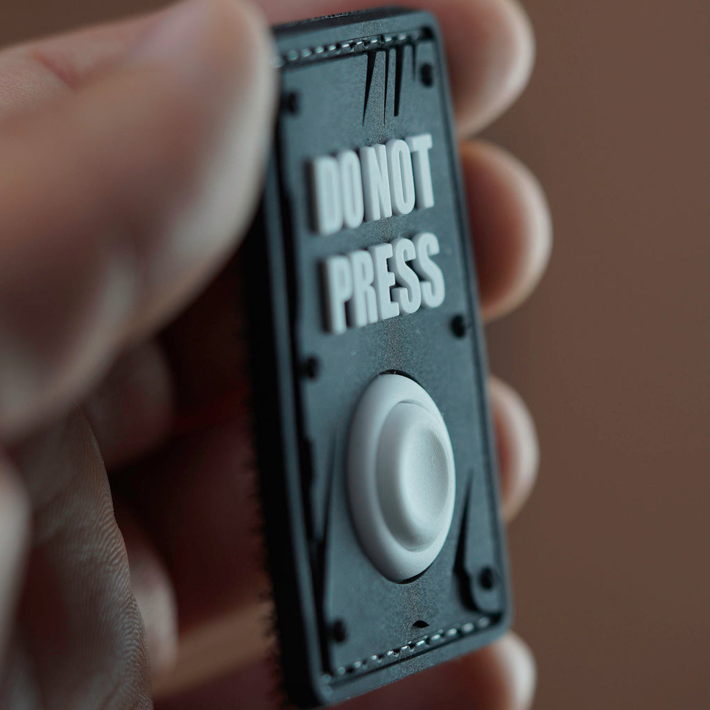 PVC Patch “Do Not Press”