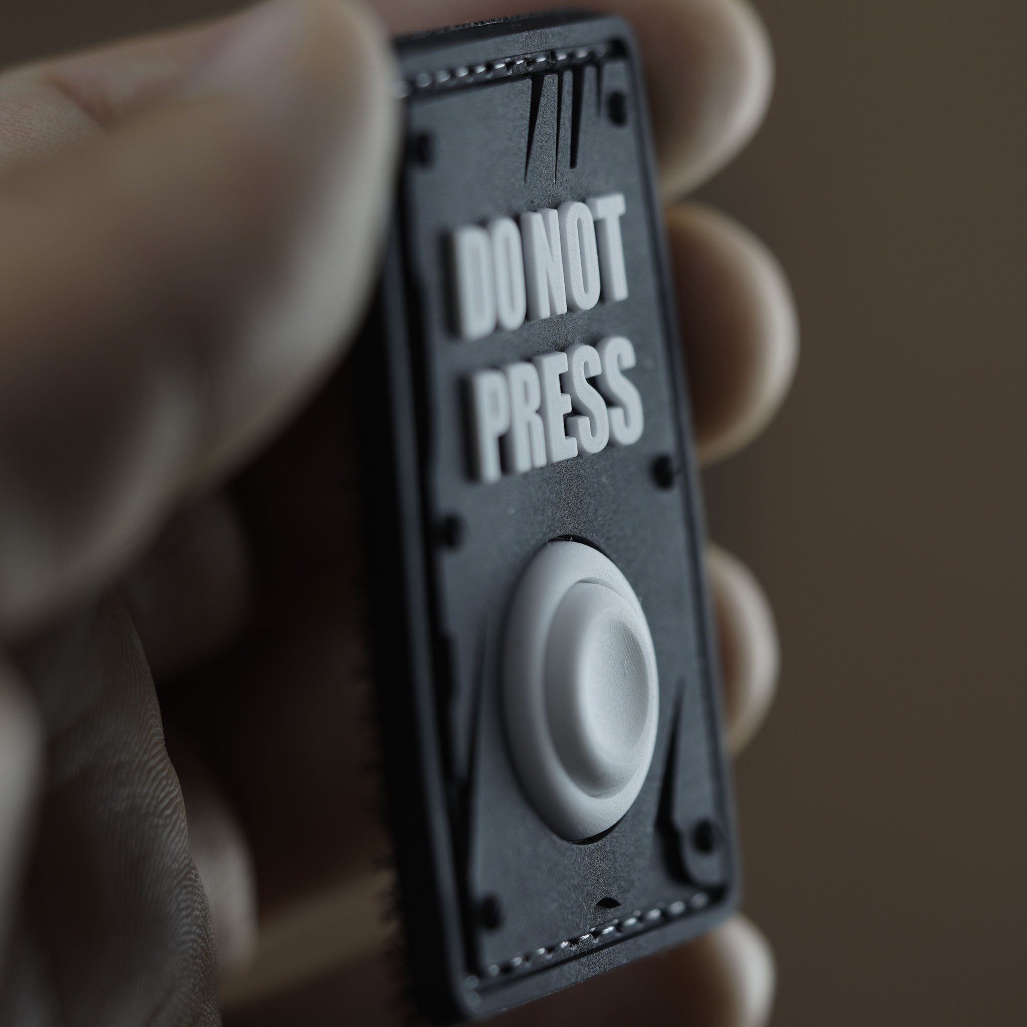 PVC Patch “Do Not Press”