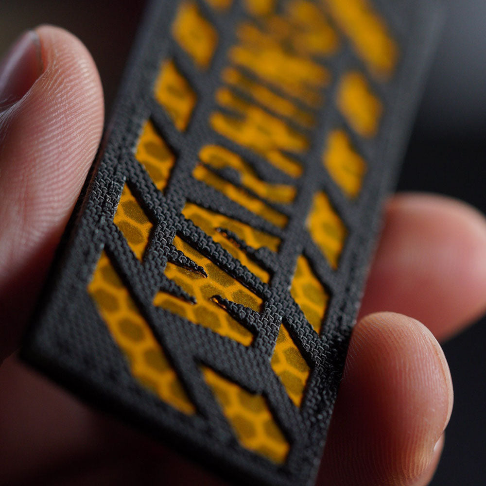 Reflective Patch "Warning"