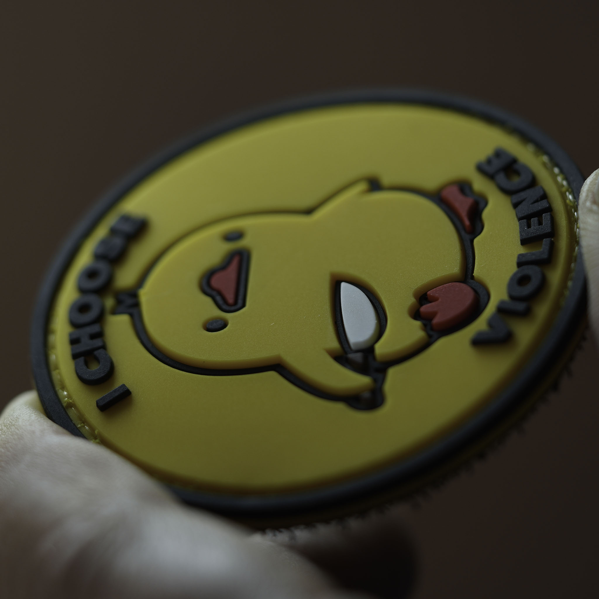 PVC Patch “I Choose Violence”
