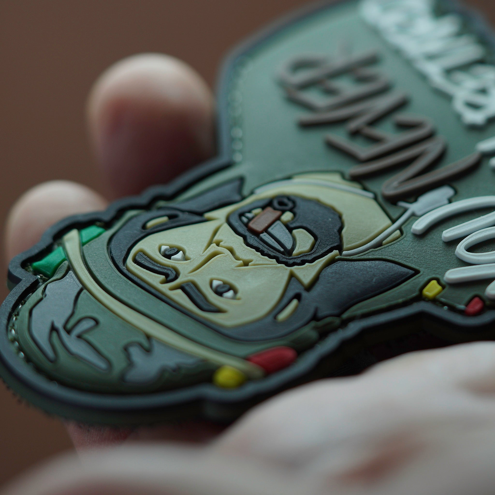 PVC Patch “You Never Go Full”