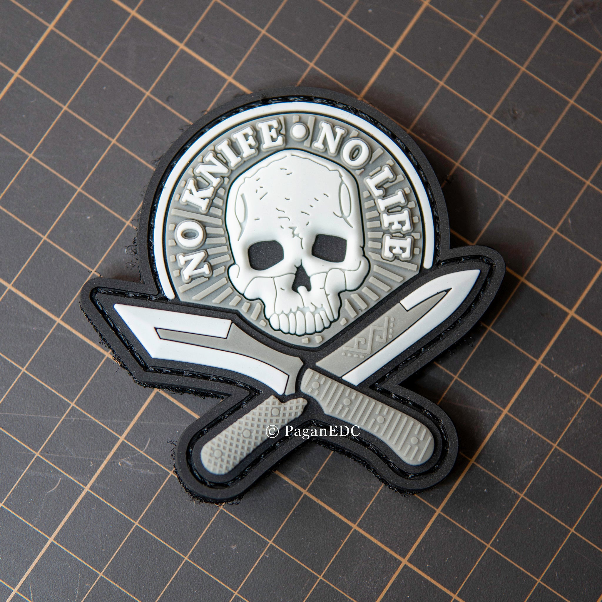 PVC Patch “No Knife No Life”